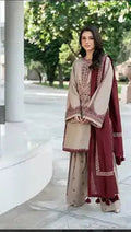 Elegant Maroon & Beige Traditional Dress Collection